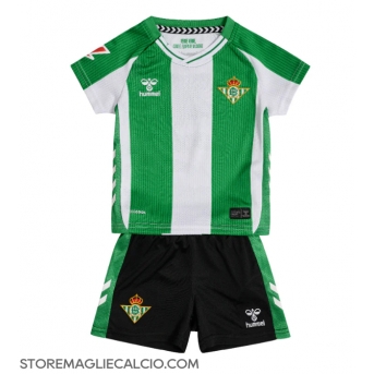 Real Betis Maglia Gara Casa Repliche 2025-26 Bambino